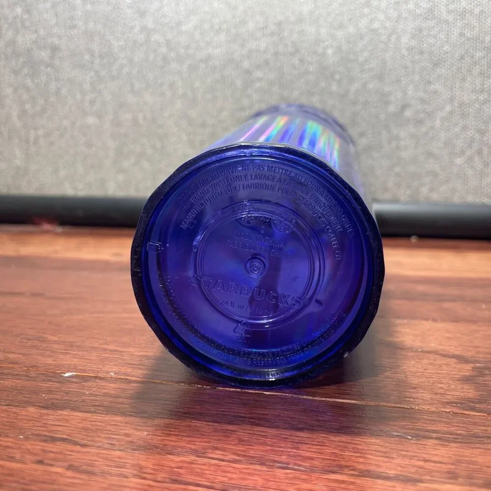 Starbucks Iridescent Kaleidoscope Dome Tumbler 24oz Purple